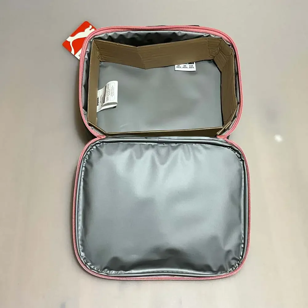 PUMA Insulated Lunch Box, Dark Gray & Pink, Brand New with Tags - Picture 6 of 9